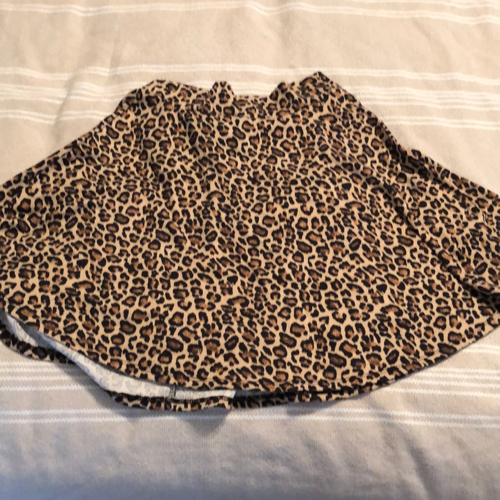 Cheetah print skirt
